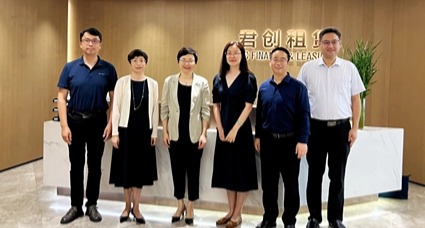 黃浦區(qū)委統(tǒng)戰(zhàn)部領導一行蒞臨君創(chuàng)租賃考察指導，深化交流共話發(fā)展